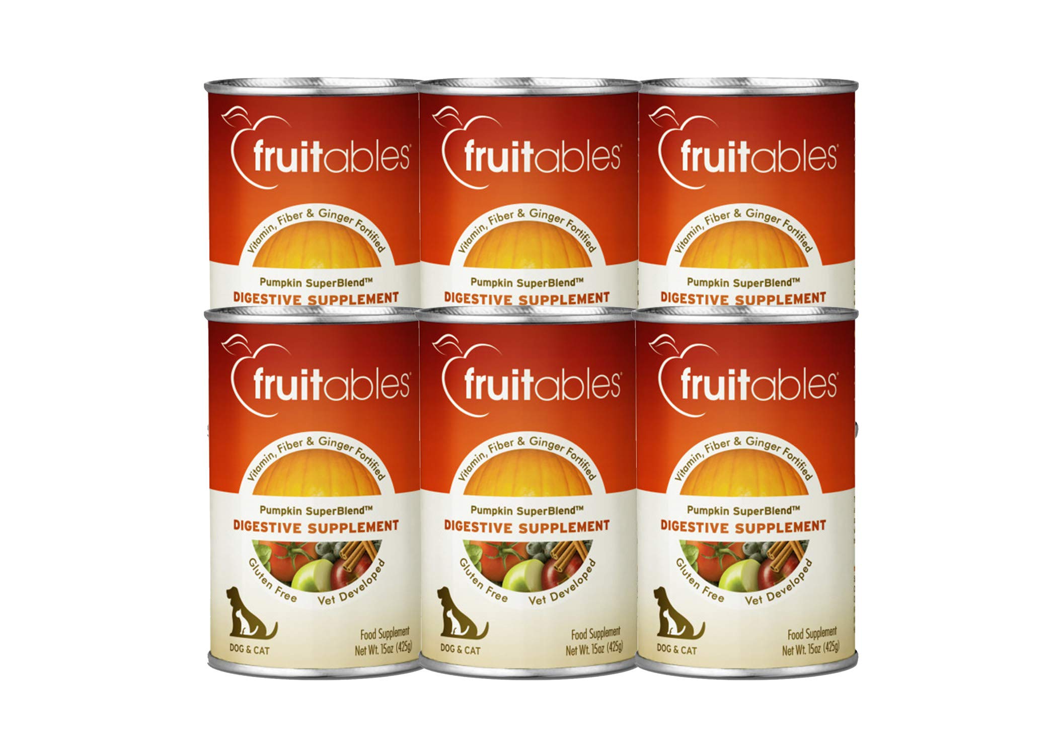 Fruitables potiron 15 oz face du pot montrant l’emballage et l’utilité digestive