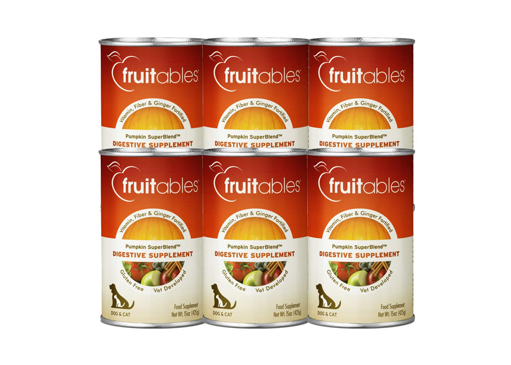 Fruitables potiron 15 oz face du pot montrant l’emballage et l’utilité digestive