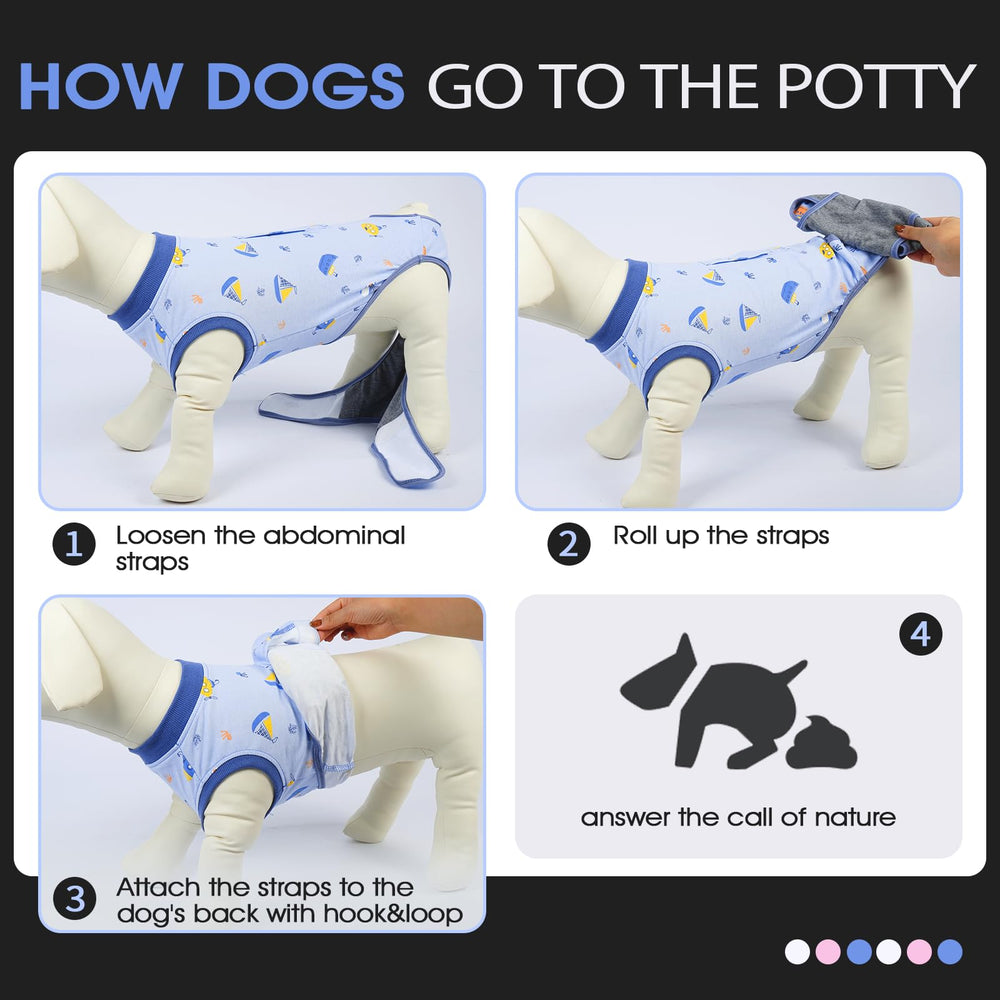 FUAMEY chien portant la combinaison pour protection post-opératoire