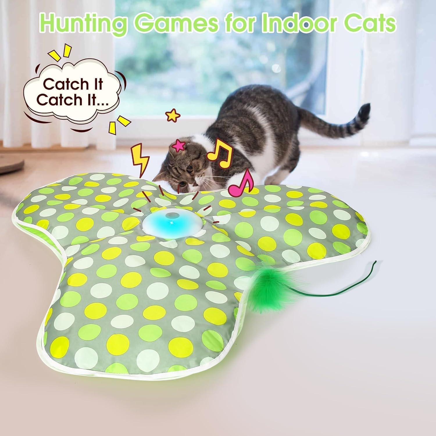 FUGODIWI queue de souris détachable pour varier l'expérience de chasse du chat