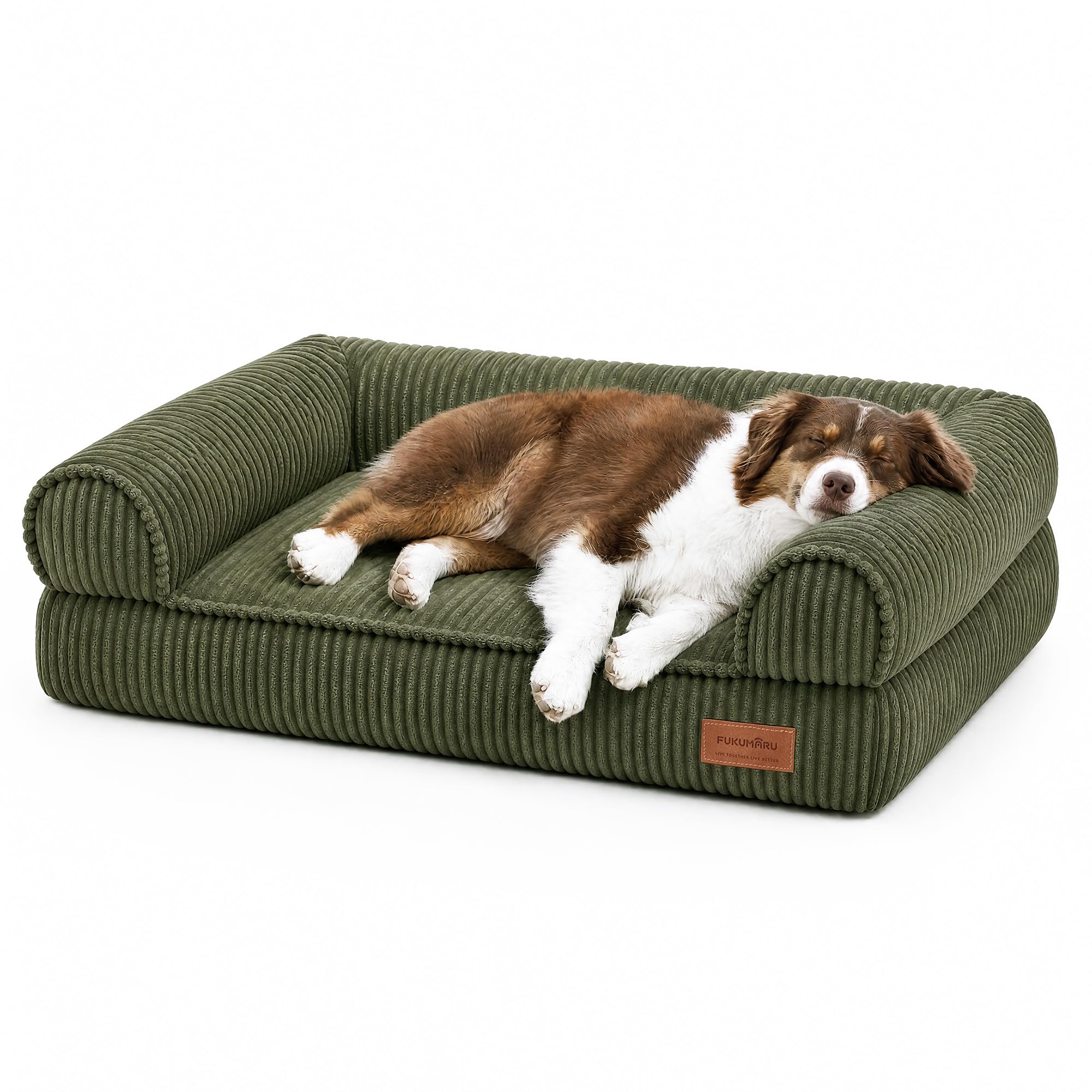 FUKUMARU canapé chien face avant montrant design et confort