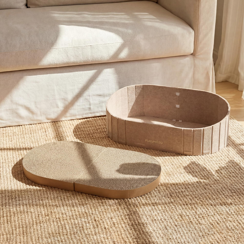 FUKUMARU arrière surélevé servant d'appui‑tête ergonomique pour chat
