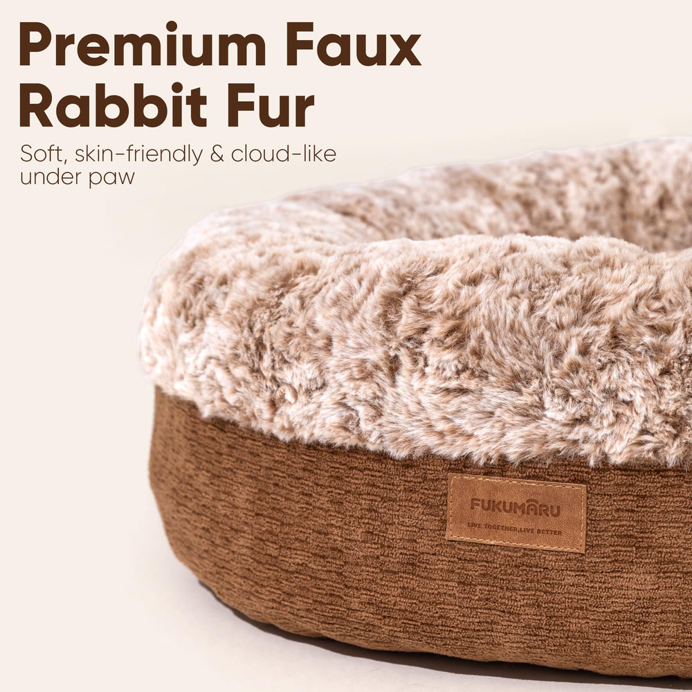 FUKUMARU surface en fausse fourrure douce apaisante pour chien