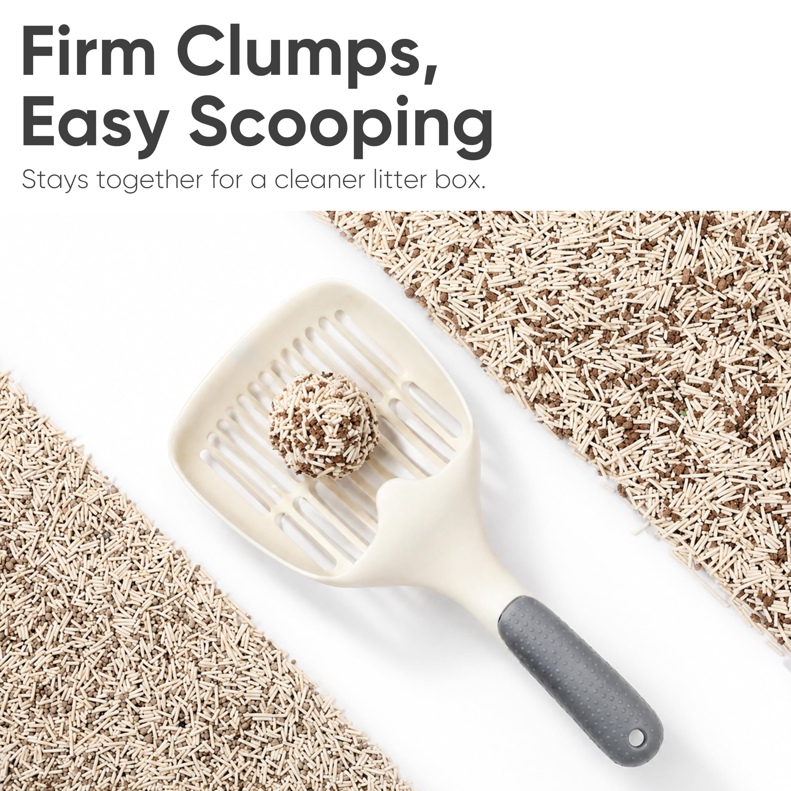FUKUMARU mottes compactes pendant le scooping pour nettoyage simple