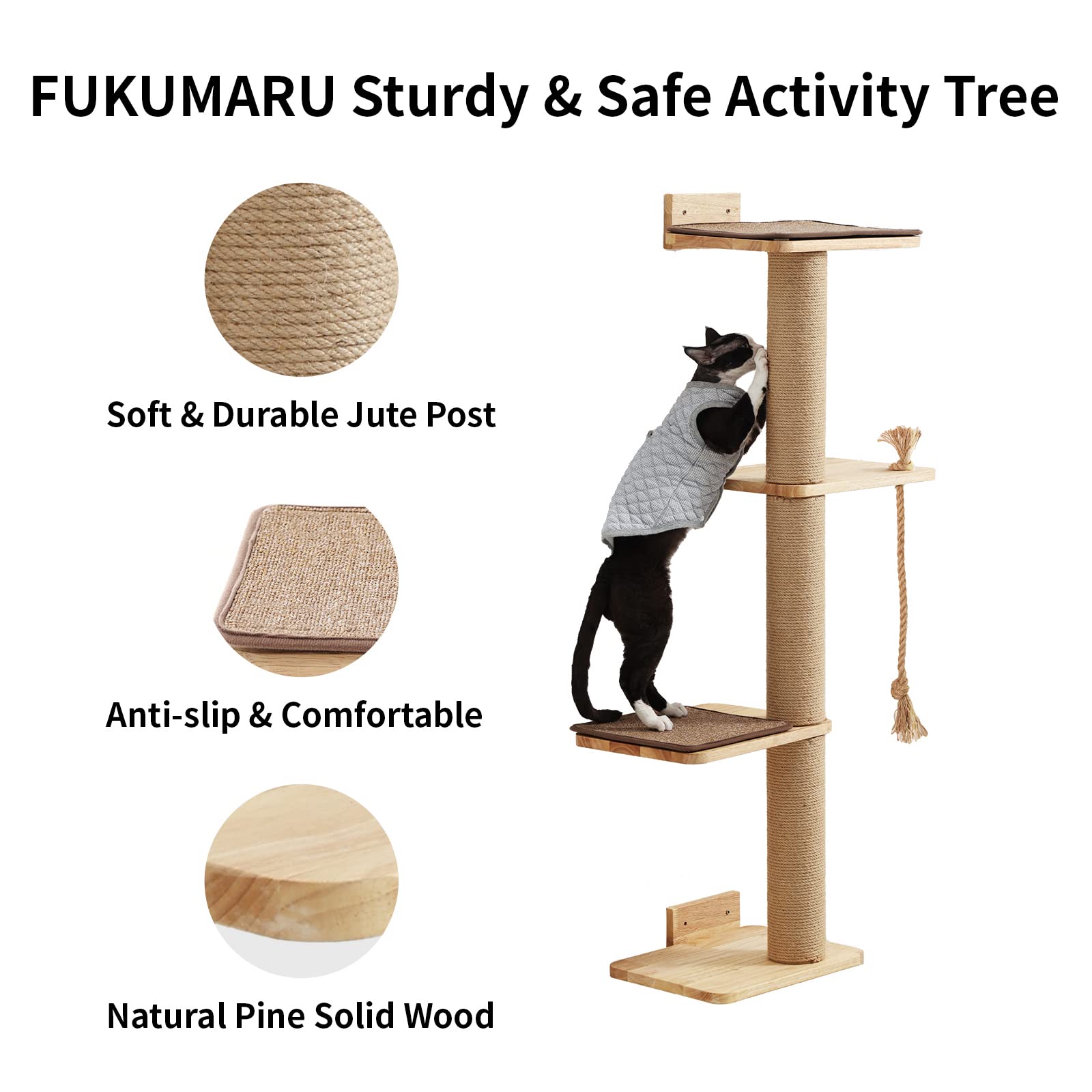 FUKUMARU plateforme supérieure avec coussin pour confort