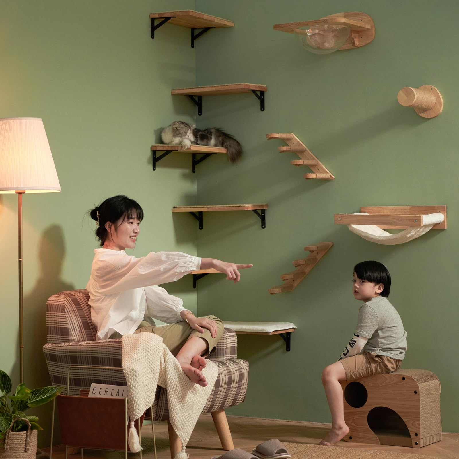 FUKUMARU plusieurs modules formant parcours vertical stimulant