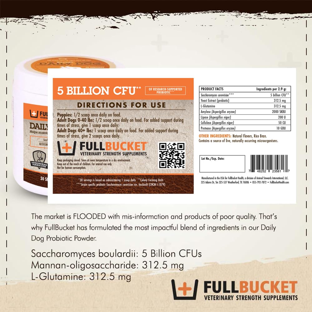 FullBucket poudre ajoutée sur croquettes facilitant la prise alimentaire