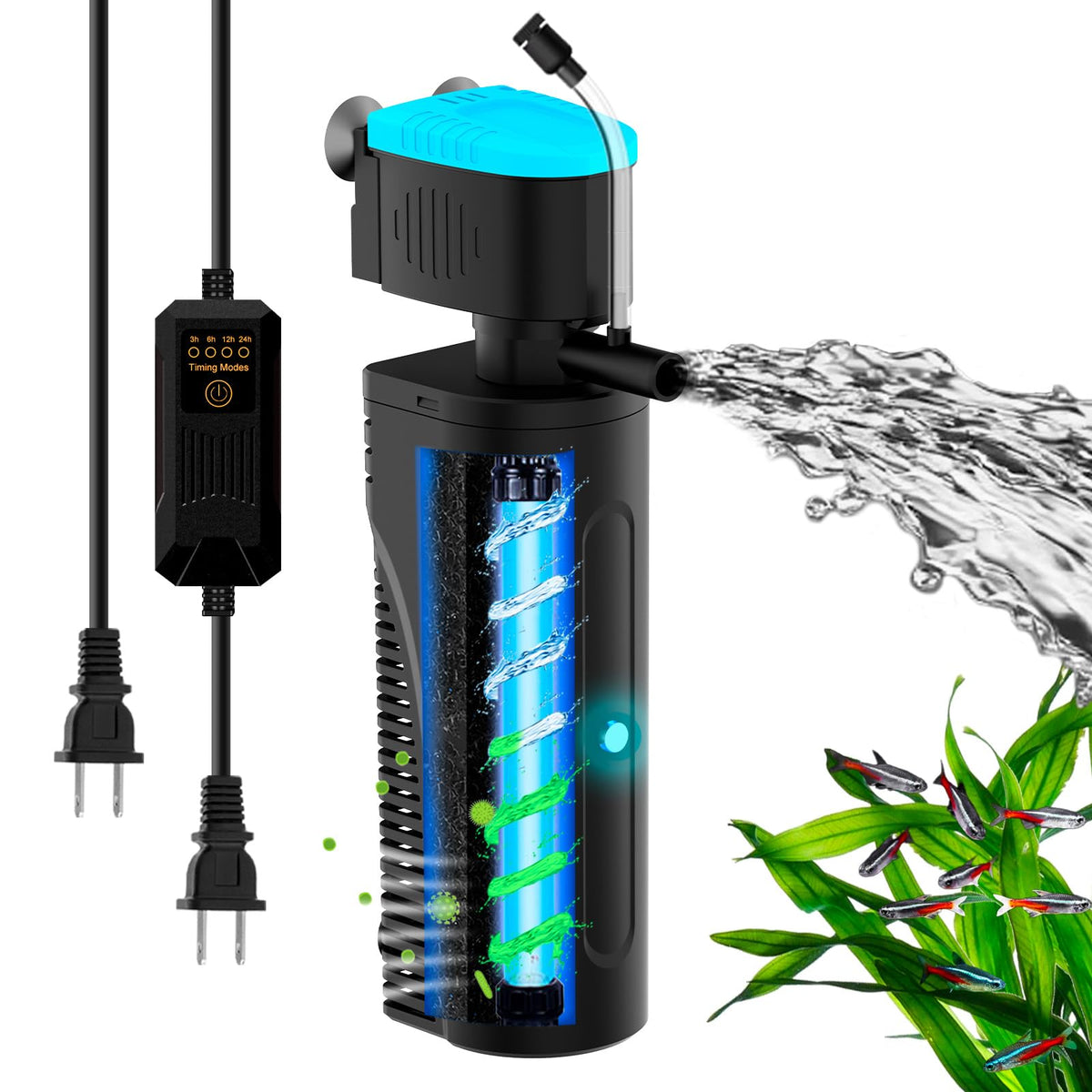 FUMAK filtre face avant montrant corps compact pour installation facile