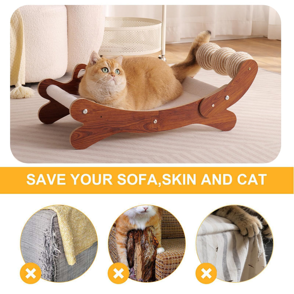 FUNACAY comparaison taille montrant proportions adaptées aux chats adultes
