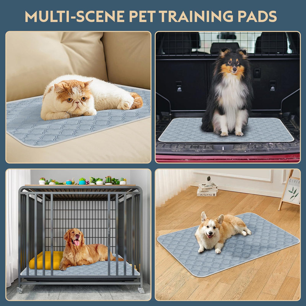 FunFurry contenu du lot quatre tapis prêts à alterner pour hygiène