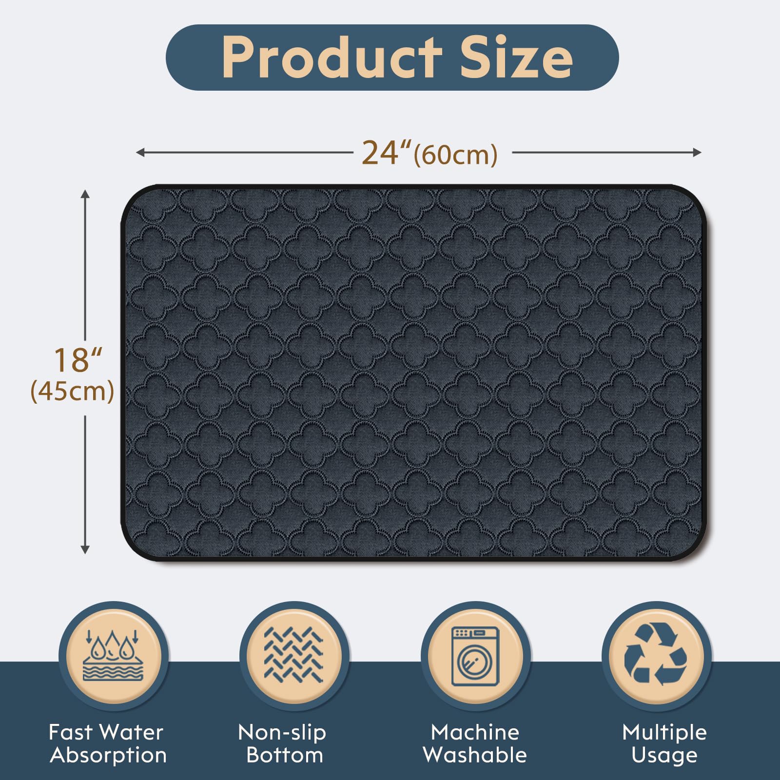 FunFurry gros plan sur la texture absorbante montrant capacité d'absorption élevée