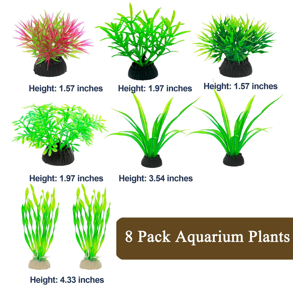 FUNOJOY mise en scène naturelle avec pierres et plantes, crée paysage réaliste