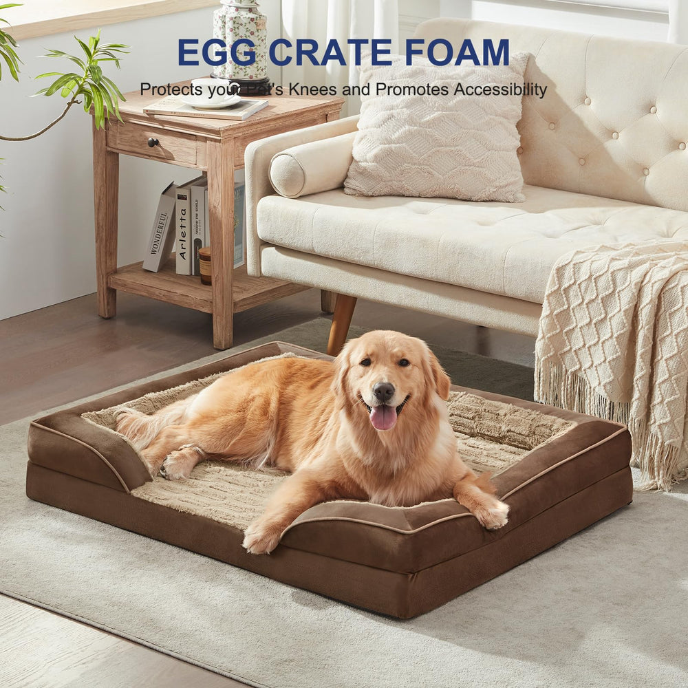 FURTIME lit en usage par grand chien, espace adapté pour s'étendre