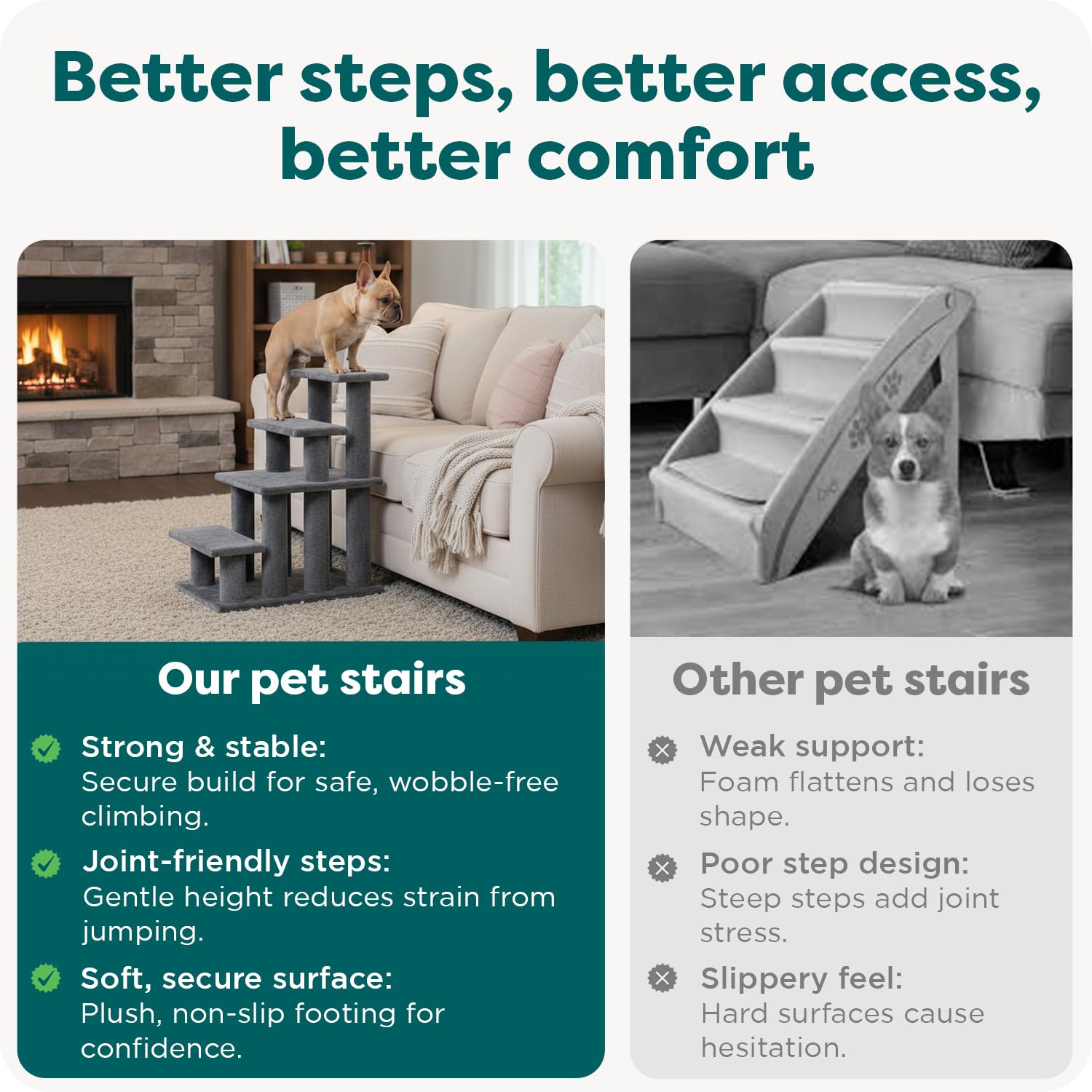 Furhaven comparaison de taille montrant proportions pour lits hauts