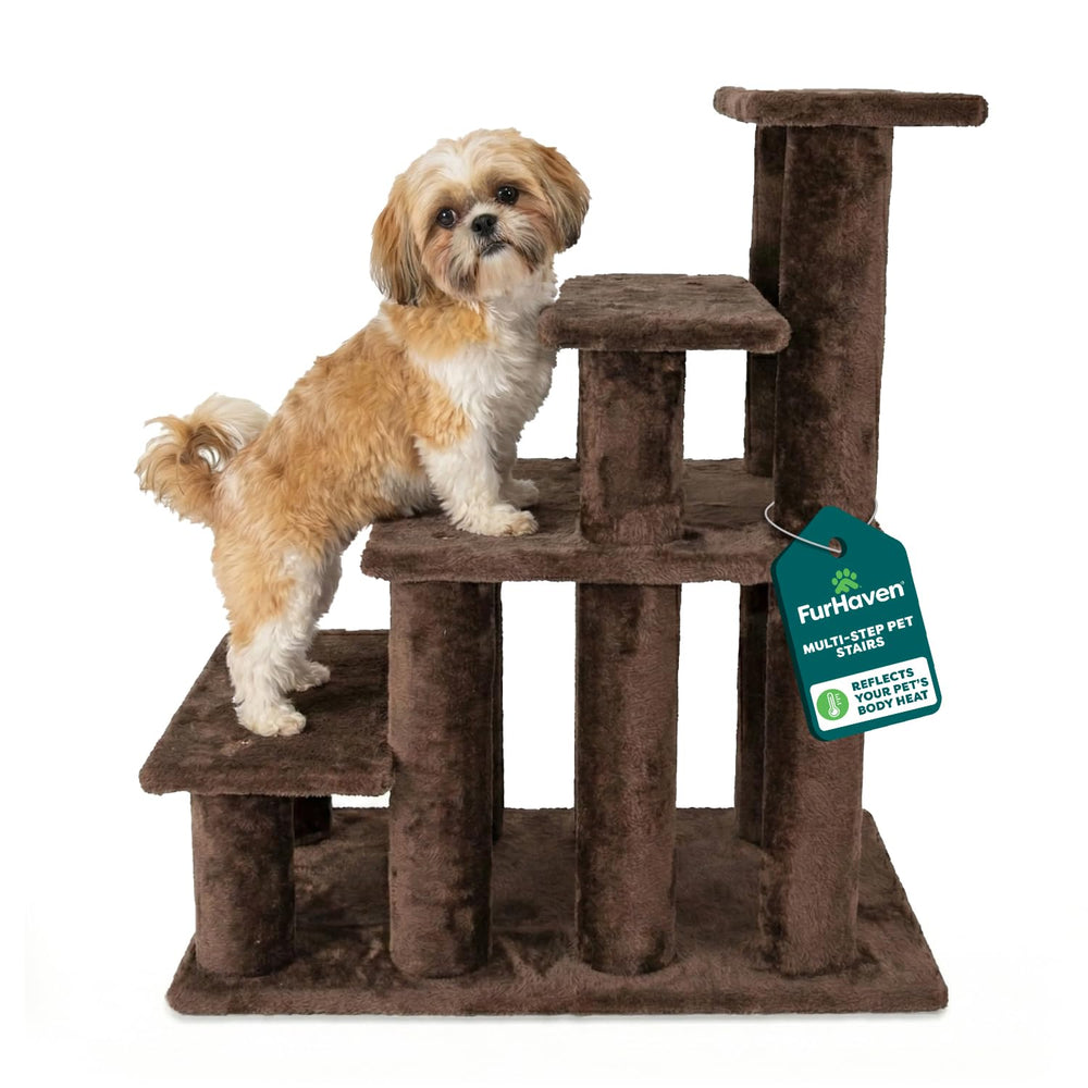Furhaven escalier avant packaging montrant stabilité et confort