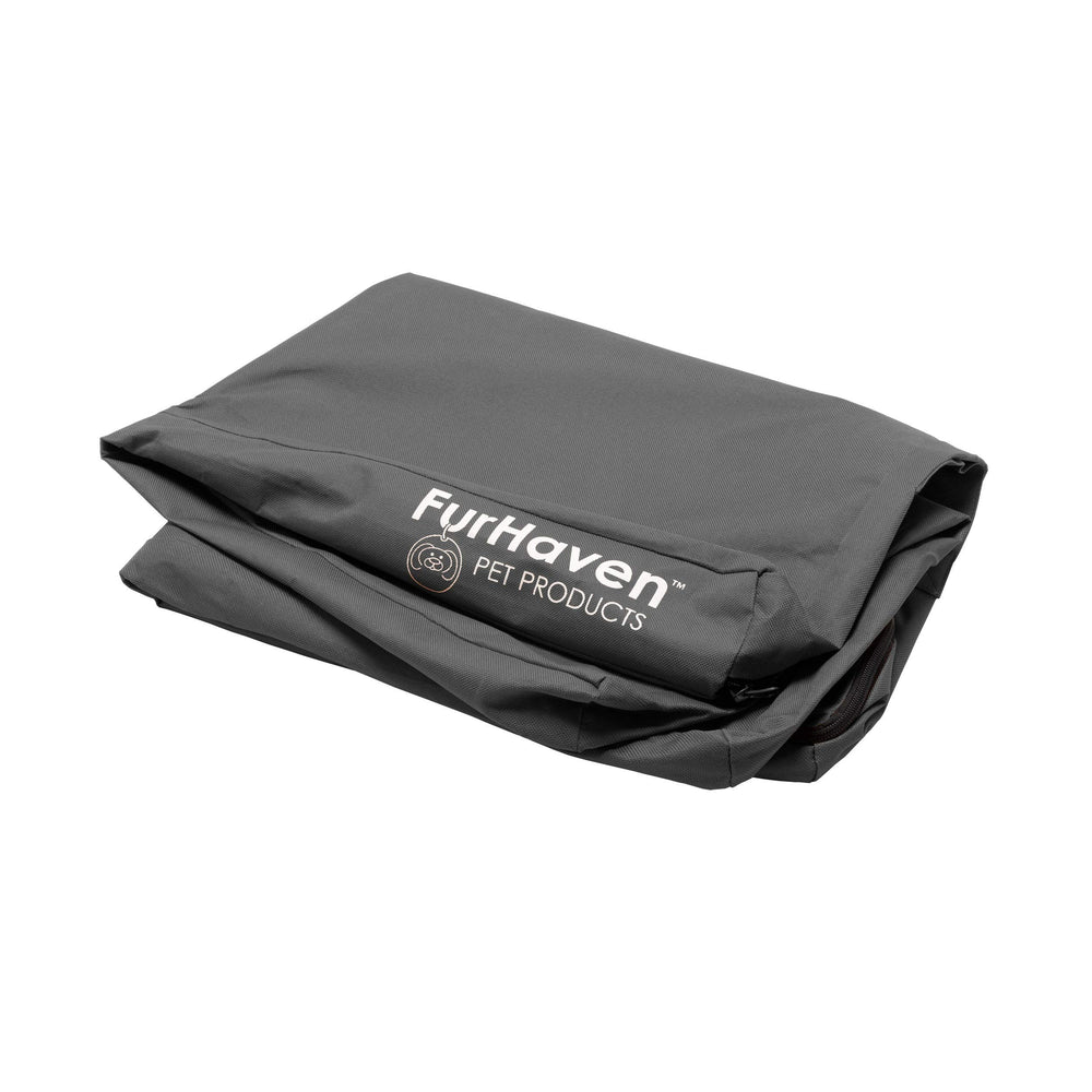 Furhaven housse face avant Stone Gray montrant un look propre et protecteur