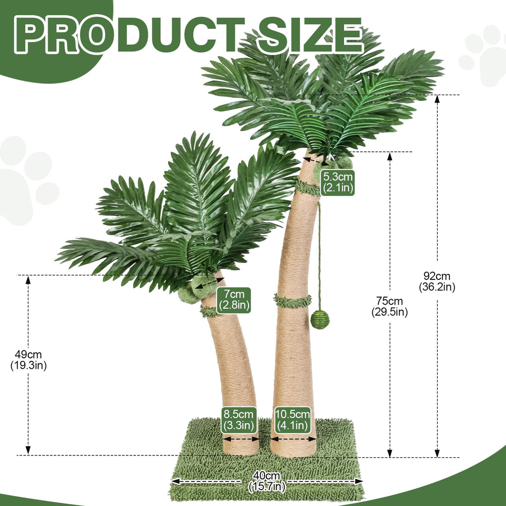 Furlogy palm tree balles interactives stimulant le jeu et exercice