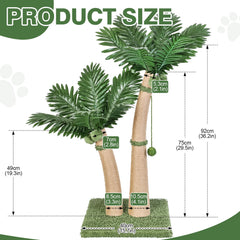 Furlogy palm tree balles interactives stimulant le jeu et exercice