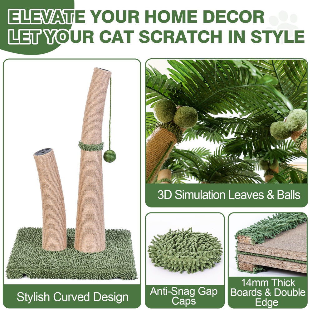 Furlogy palm tree deux troncs courbés modulables pour grimpade