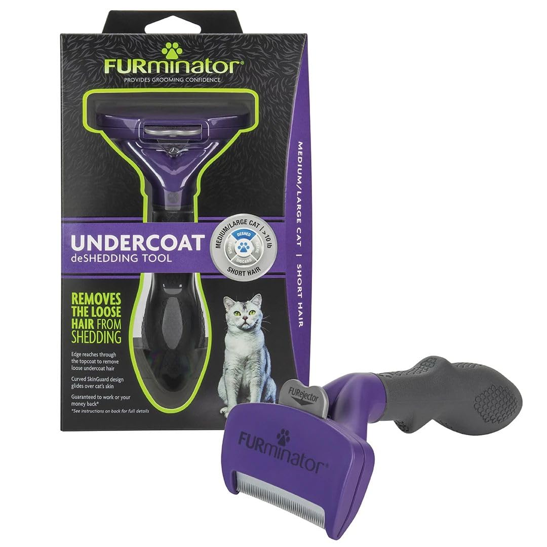 FURminator emballage frontal montrant l'outil et informations produit, pratique pour choisir