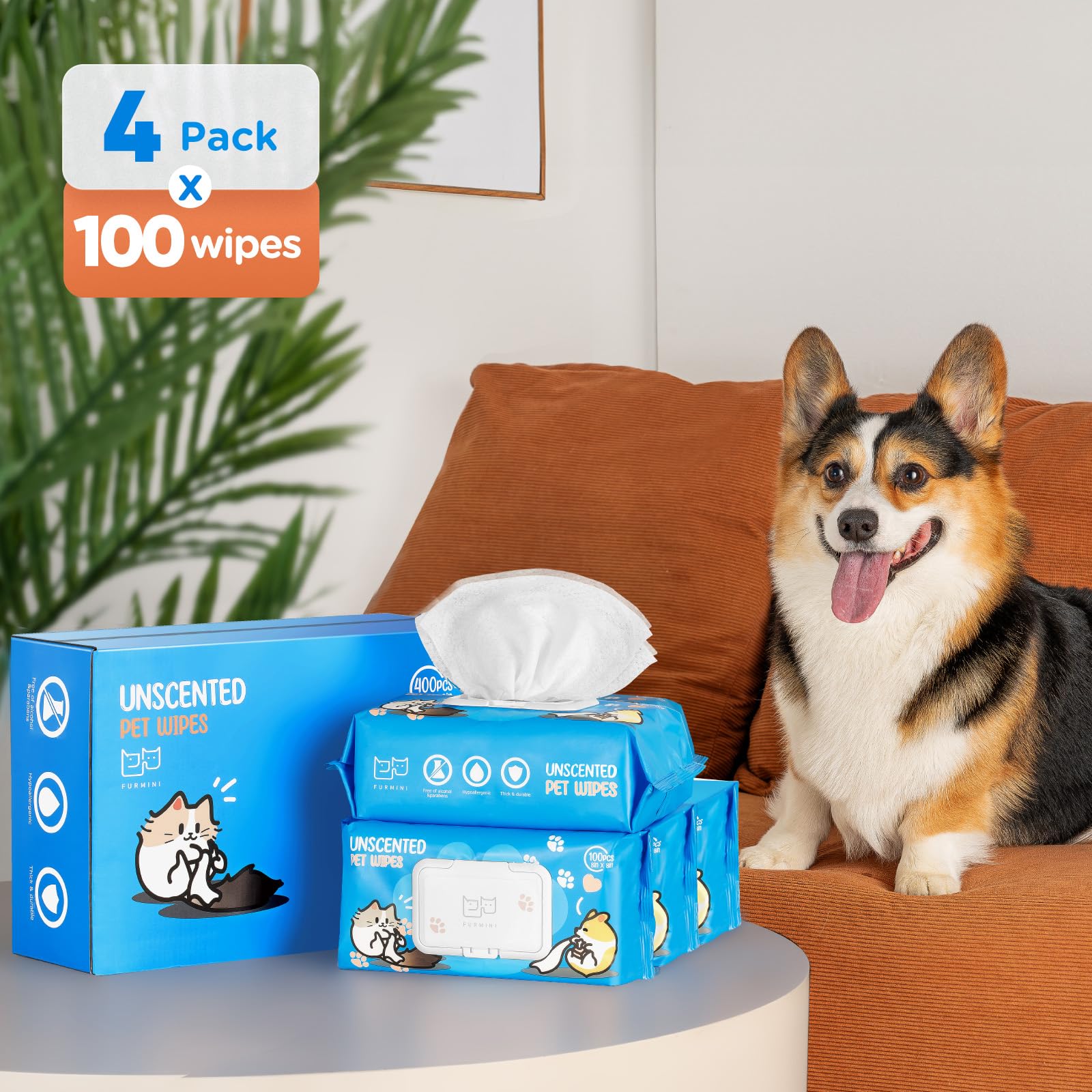 Furmini nettoyage des pattes illustrant protection et fraîcheur après promenade