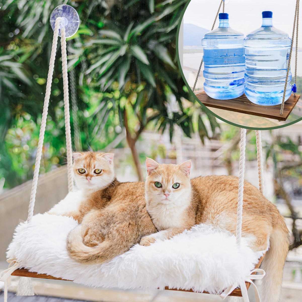 Furrfinity perchoir fenêtre face, esthétique et solide pour confort