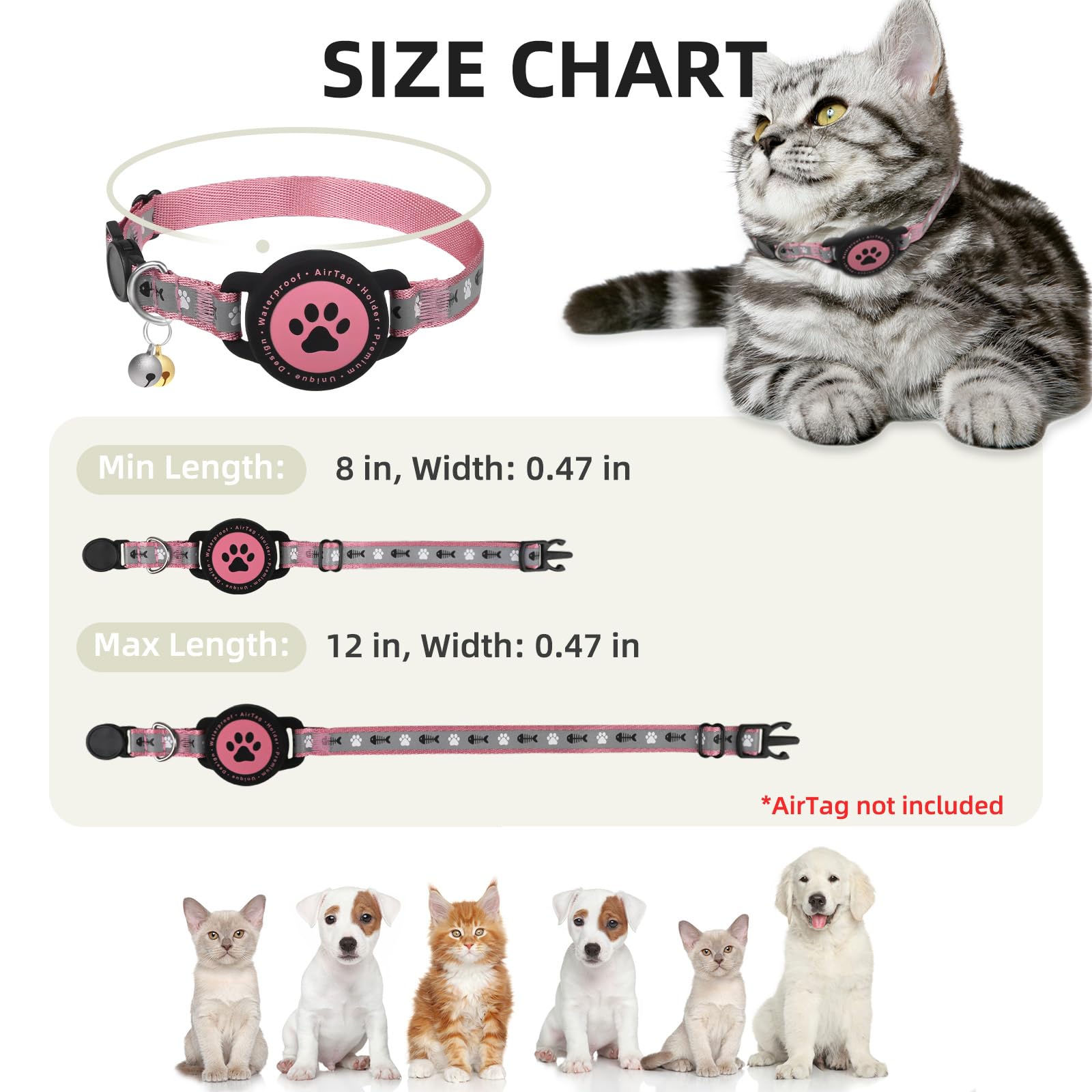 Furrigo collier porté par chat en extérieur pour localisation pratique