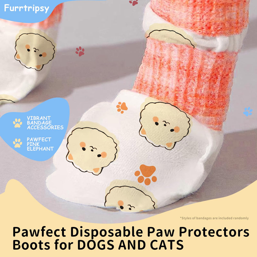 Furrtripsy comparaison de taille L à la patte, choix de taille clair