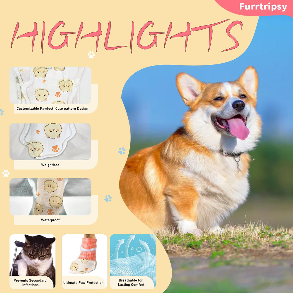 Furrtripsy packaging ouvert avec 4 rouleaux, prêt à l'emploi et hygiénique