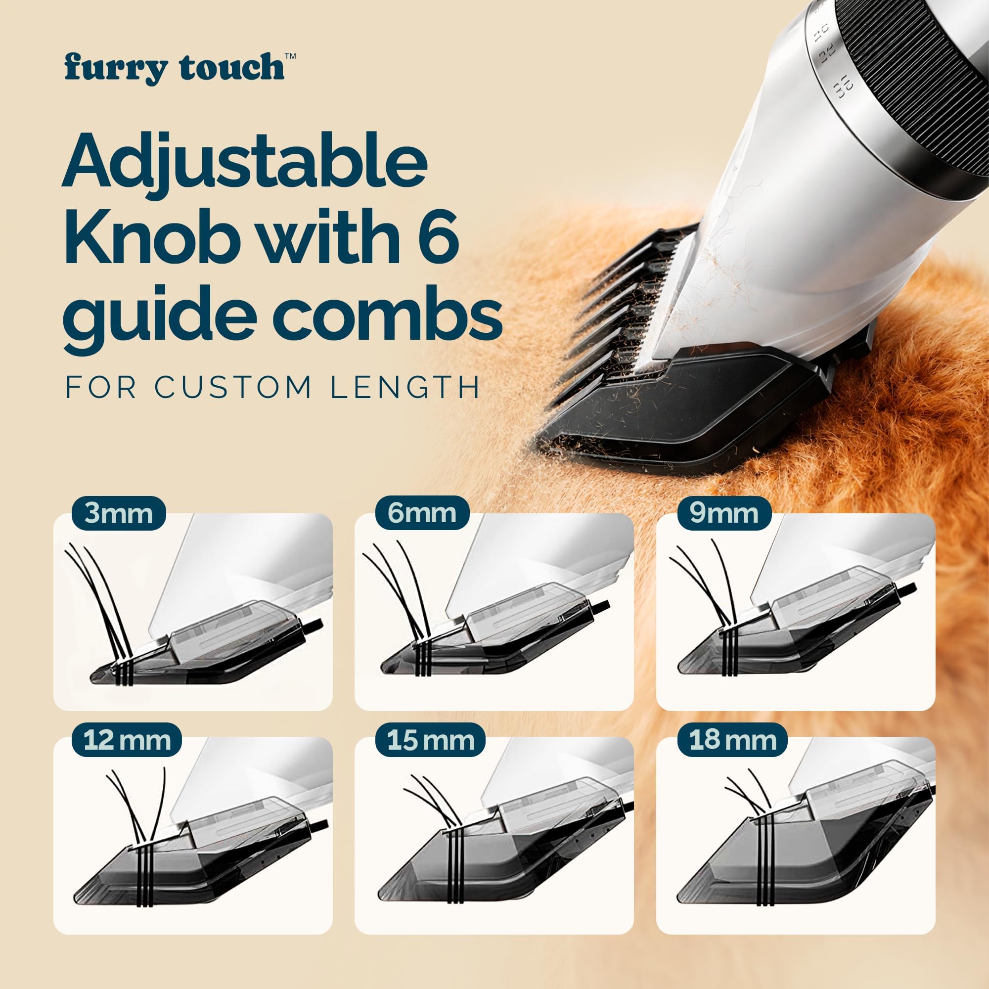 Furry Touch affichage LED indiquant autonomie pour planifier