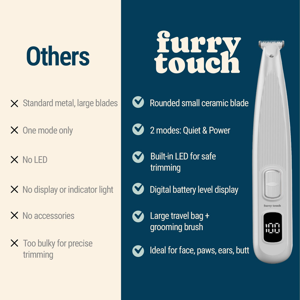 Furry Touch kit accessoires et sac de rangement pour un toilettage organisé et mobile