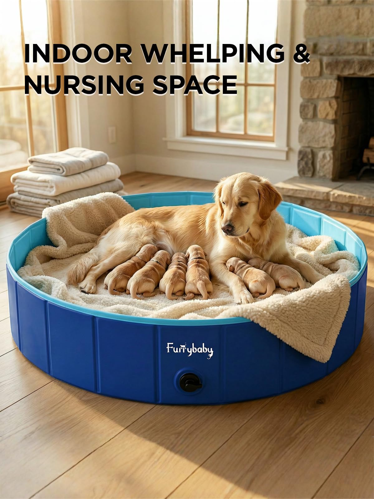 Furrybaby scène extérieure jardin illustrant usage familial polyvalent