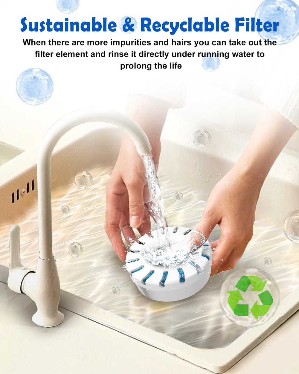 FurryPlanet capture de poils montrant rétention et eau plus claire