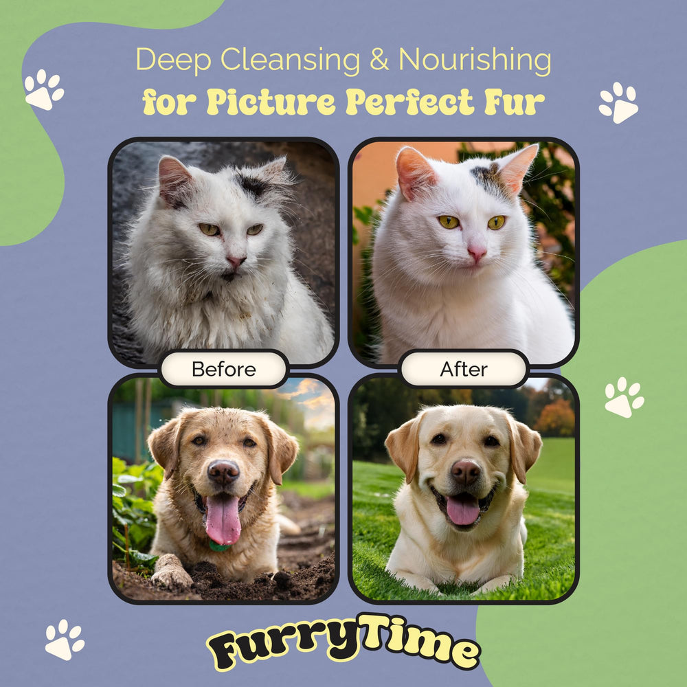 FURRYTIME gant posé à côté d'une main pour comparaison de taille, ajustement universel