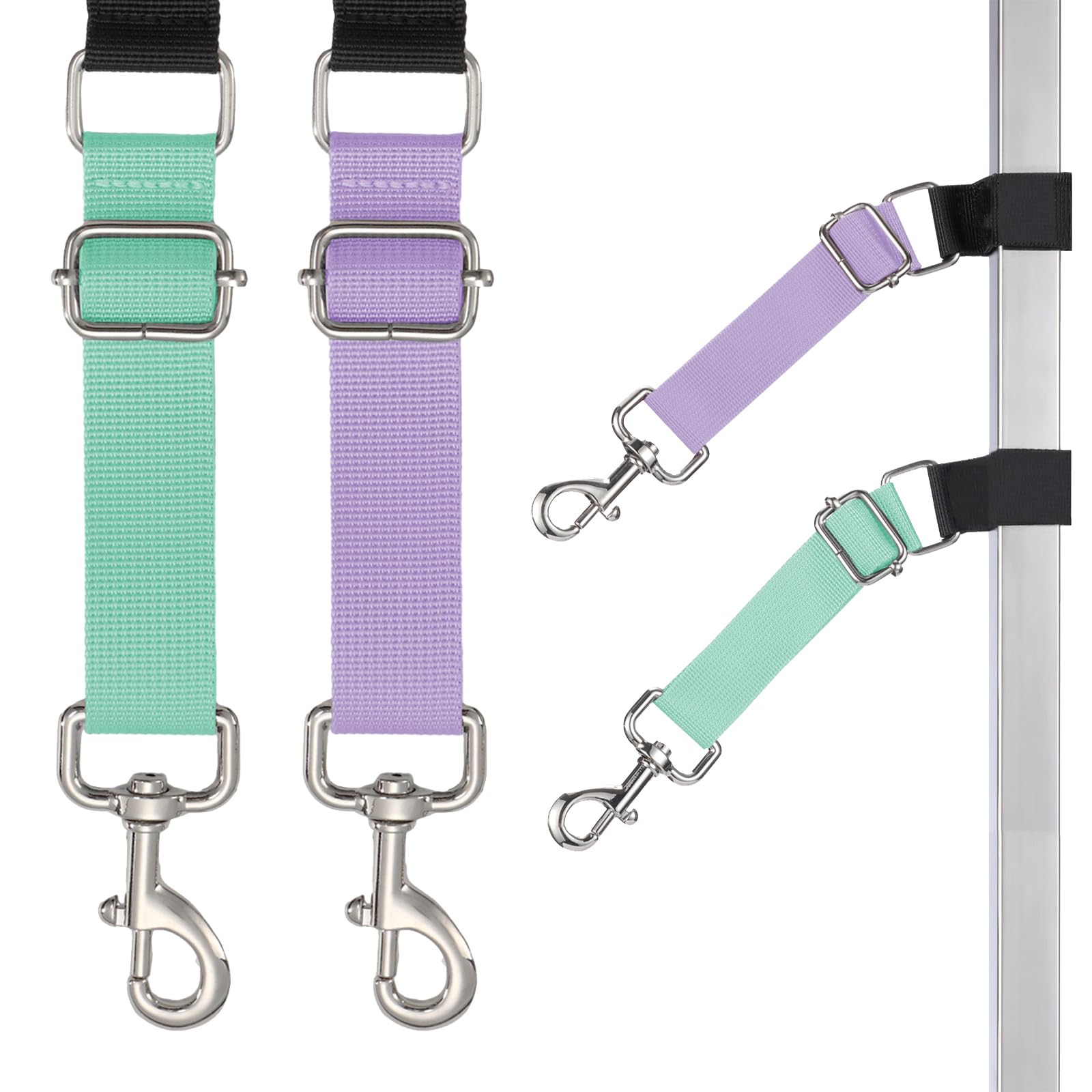 FURSDOLY vue avant du produit montrant deux sangles colorées et boucle pratique