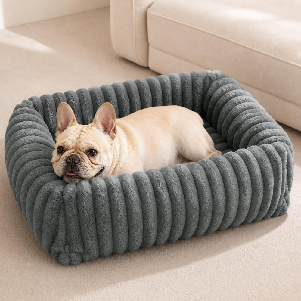 FURTIME vue avant du lit 20" montrant design et style confortable