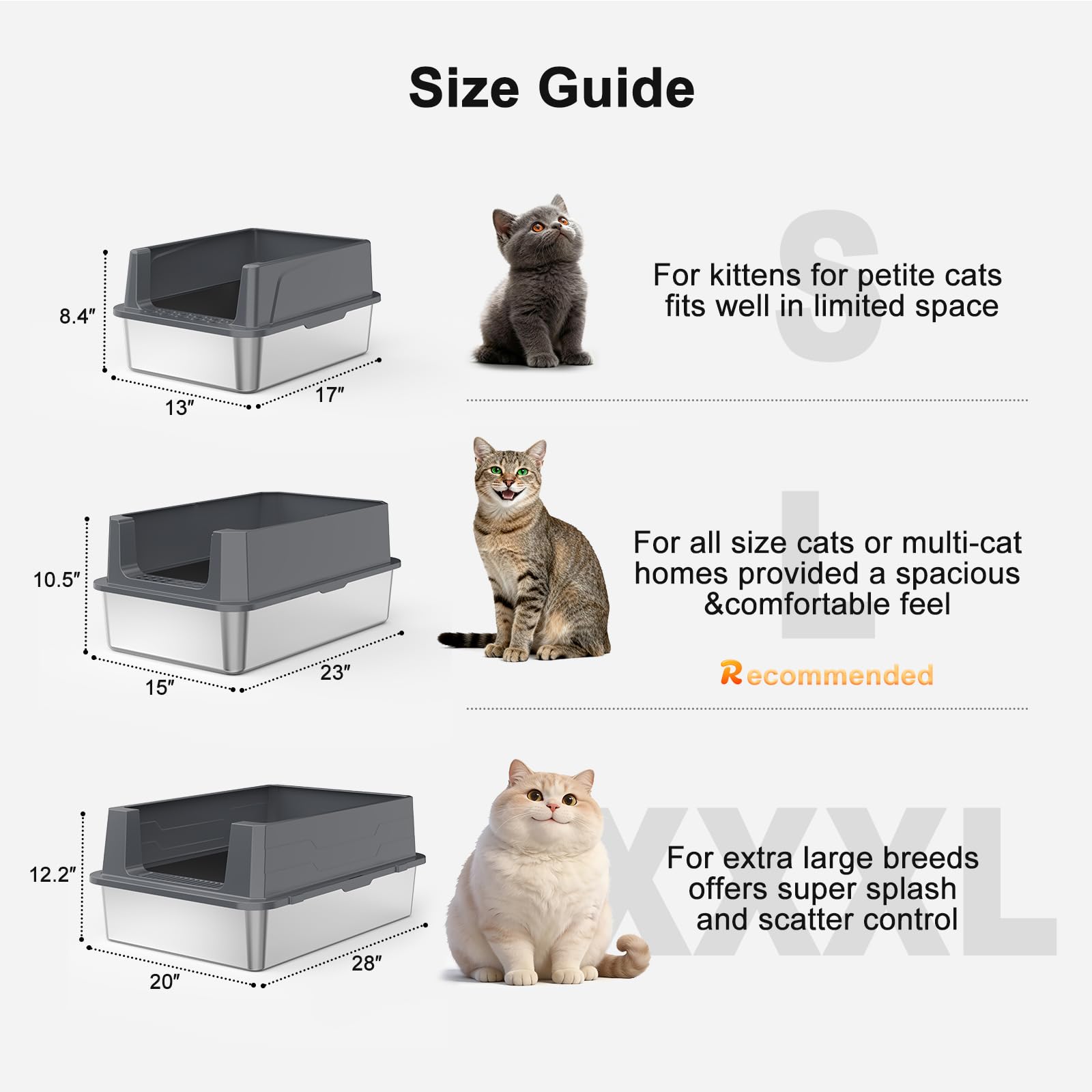 FURTIME gros plan acier inoxydable résistant et facile à nettoyer