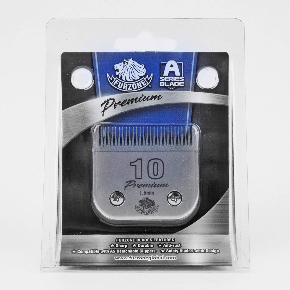 FURZONE lame n°10 gros plan des dents pour une coupe nette et durable