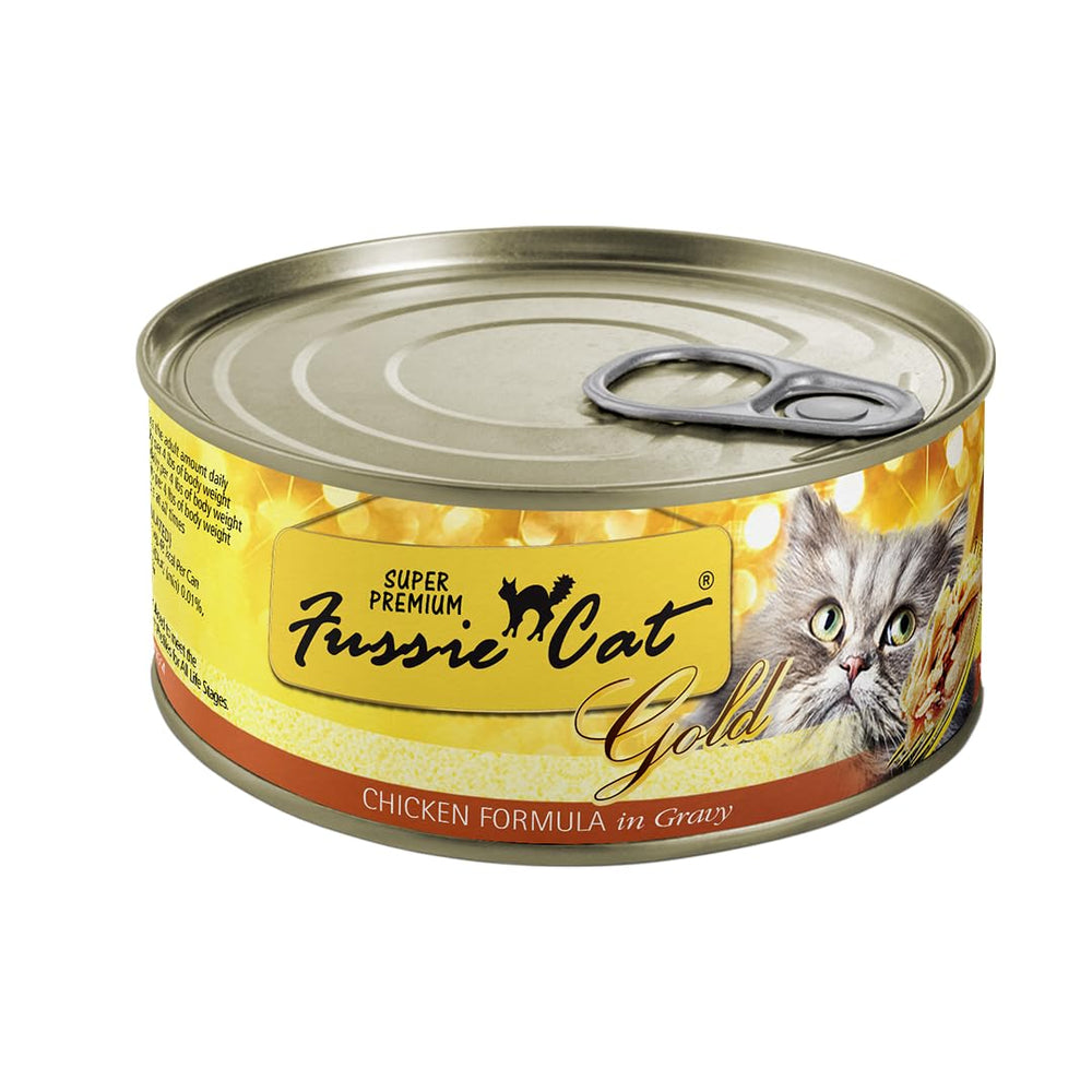 Fussie Cat boîte à l'échelle pour visualiser taille et portion