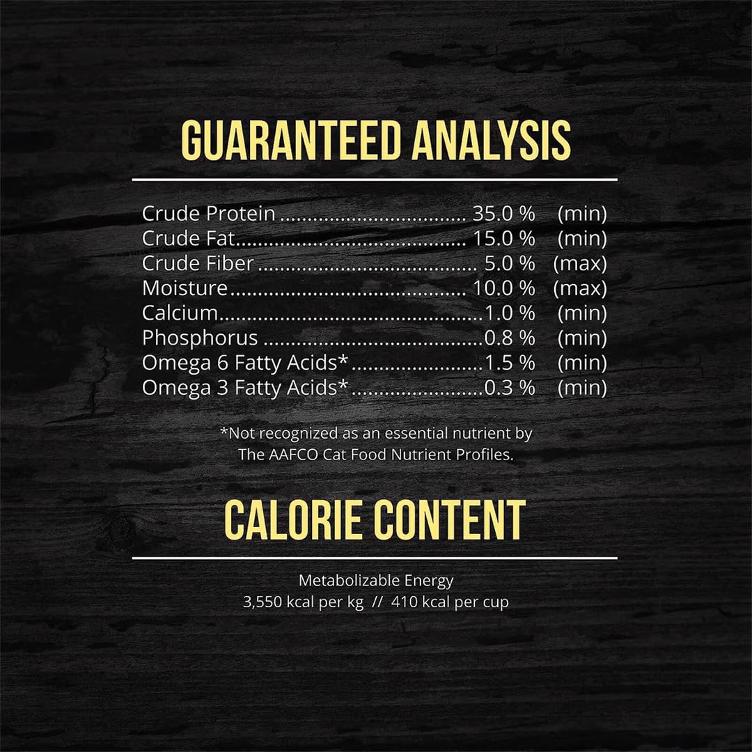 Fussie Cat étiquette nutrition composition claire et informative