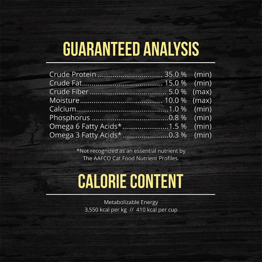 Fussie Cat étiquette nutrition composition claire et informative