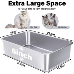 FUTAM bac en usage avec chat XXL offrant espace et confort