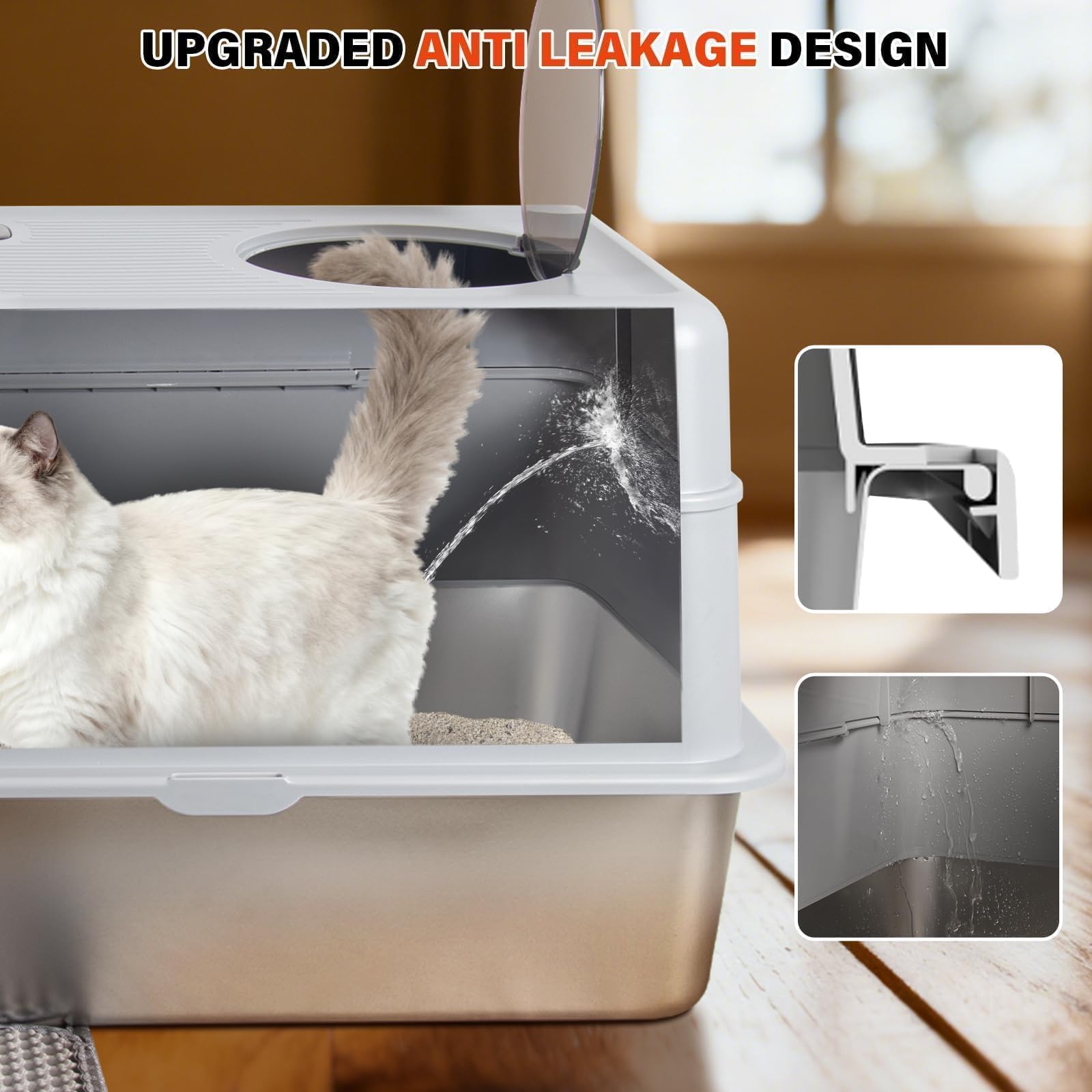 FUTAM entrée avant et marche basse adaptée aux chats âgés et pattes courtes