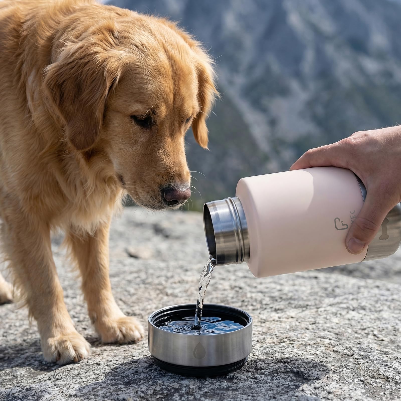 FUYEC bouteille utilisée en randonnée garde l'eau fraîche pour chien