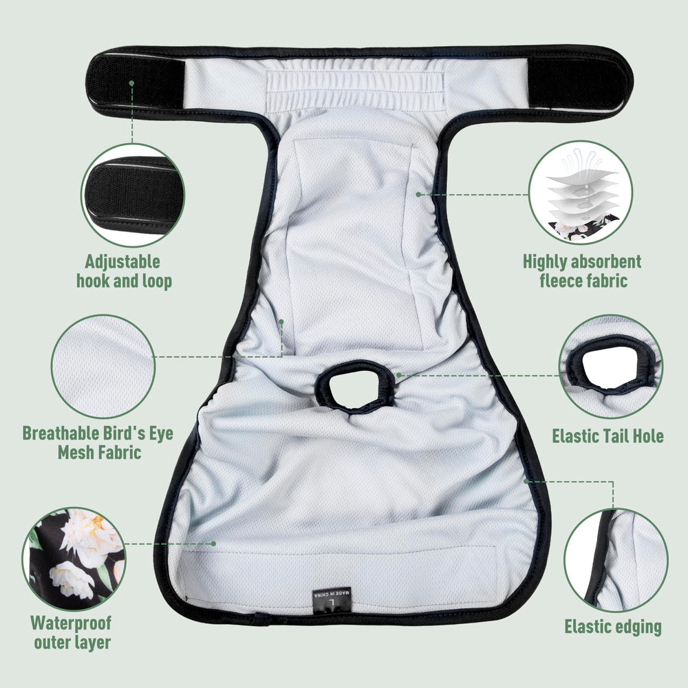 Fuz Bigaza en usage sur chienne assise protégeant canapé et textile