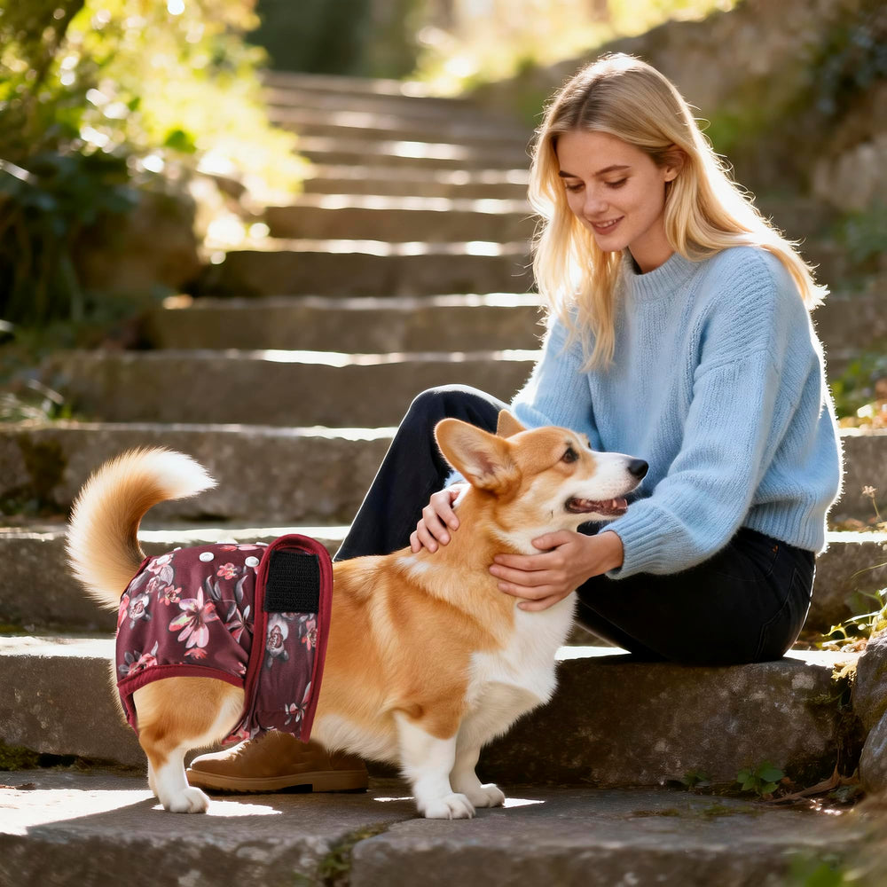 Fuz Bigaza culotte portée par chienne protégeant sols et canapé
