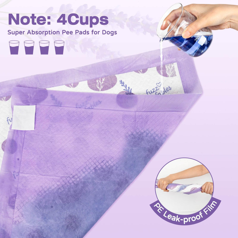 FuzzFables chiot utilisant le coussinet, formation de la propreté facilitée