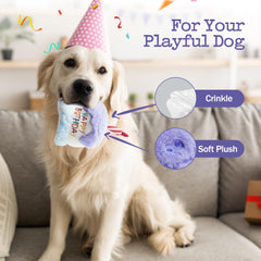 Fuzzwoof couches crinkle, papier craquant stimulant l'intérêt du chien