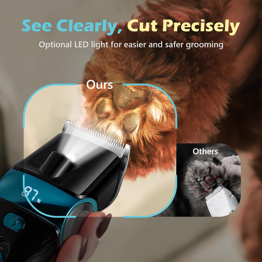 FuzzyFix écran batterie affichant autonomie pour planifier toilettage
