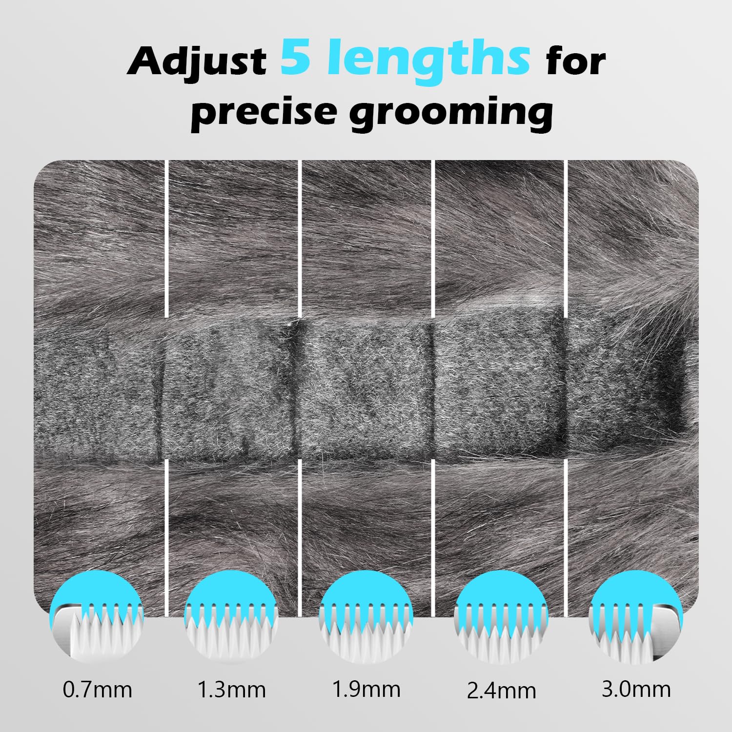 FuzzyFix LED proche lame visibilité pour détails